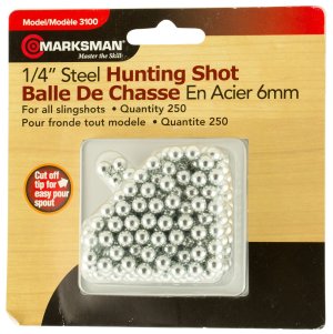 Beeman 0.25" Slingshot 250/pack 3100
