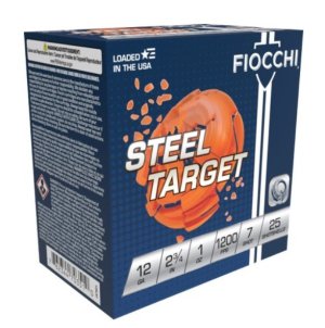 Fiocchi 12SLR7 Steel Target 12Ga 2.75" 1oz #7 Shot 25rd Box