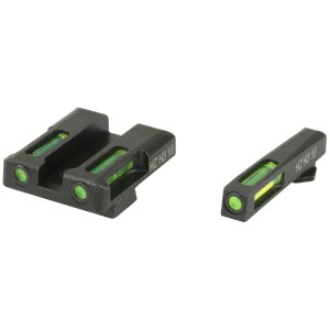HiViz GLN325 LiteWave H3 Glock Sight Set Green Tritium Fiber Optic
