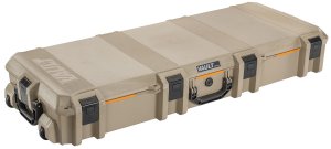 Pelican V730 Vault Tactical Rifle Case 44 In Tan High Impact Polymer