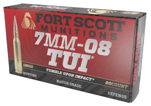 FORT SCOTT MUNITIONS 7mm-08 Rem TUI 120Gr SCS 20rd Box Ammo 7MM08-120-SCV1