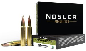 Nosler 40042 E-Tip 33 Nosler 225 Grain Lead-Free Ammunition 20 Rounds