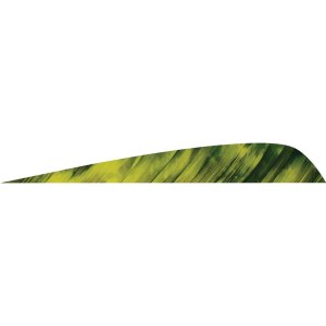 Gateway Parabolic Feathers Yellow 4in LW 50pk 2.76 Grains 400LPTYL-50