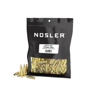 Nosler Unprimed Unprepped Brass Rifle Cartridge Cases .22 250 Per...