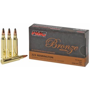 PMC Bronze 223SP .223 Rem 55Gr SP Ammo 20Rd Box
