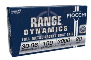 Fiocchi 30-06 Springfield 150gr. FMJBT 20 Rounds Ammo