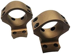 Talley HC840735 Scope Mount/Ring Combo 34mm Medium Burnt Bronze Aluminum