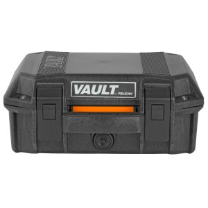 Pelican V100 Vault Small Pistol Case 11"x8"x4.5" High Impact Polymer Black