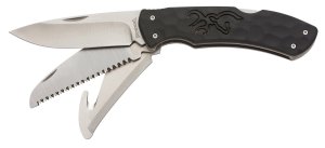 Browning 3220430 Primal Kodiak Slim 3.75" Folding Drop Point/Gut...