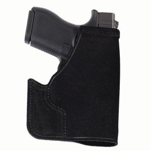Galco PRO800B Pocket Protector Holster Glock 43 Black Ambi Steerhide