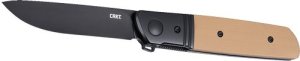 CRKT Bamboozled Folding Knife 3.34" D2 Steel, Bronze/Black Handle