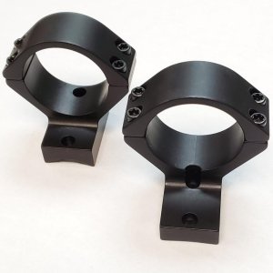 Talley 75X769 CZ 600 Scope Mounts 30mm High Extended Black 2-Pack