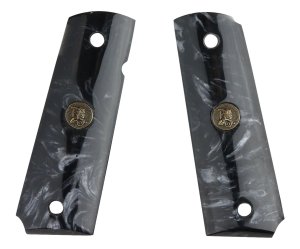 Pachmayr Custom Black Pearl Ambidextrous Grip for 1911 62000