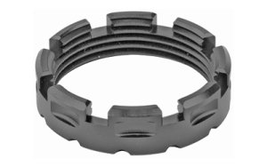 Fortis Manufacturing Inc. Castle Nut Black Anodized Finish Mil Spec