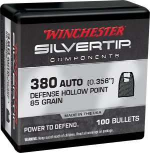 Winchester WB380ST85X Silvertip 380ACP 85gr Ammo 100/Box