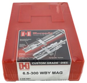 Hornady 546283 Custom Grade 2-Die Set 6.5-300 Wthby Mag Series IV