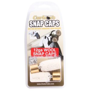 Carlson 00108 12 Gauge Snap Cap 2-Pack Wool Brush Brass Base
