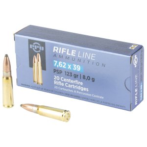 Prvi Partizan PP739P 7.62x39mm 123 Grain PSP Ammunition