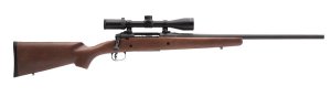Savage Arms 22552 Axis II XP 7mm-08 Rem 4+1 22" Matte Black Barrel Hardwood Stock Bushnell 3-9x40mm Scope