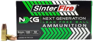 SinterFire SF9100NXGLF (NXG) 9mm Luger (9x19) 100gr 50/Box