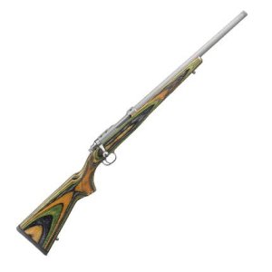 Ruger 7226 Rifle in 22 Hornet Caliber, 18.50" Threaded Barrel, Matte Stainless Steel, Green Mountain Laminate Stock, 6-Round Capacity, 7 lbs Weight