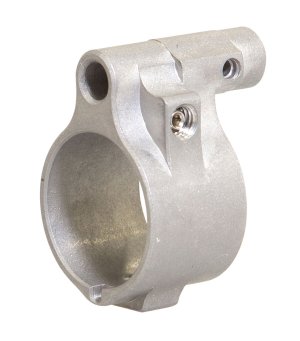 Q LLC GBADJ Gas Block Adjustable .750" Silver Stee