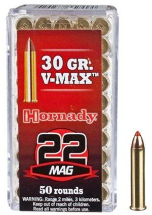 Hornady Varmint Express .22 WMR 30 Grain V-MAX Ammo 83202