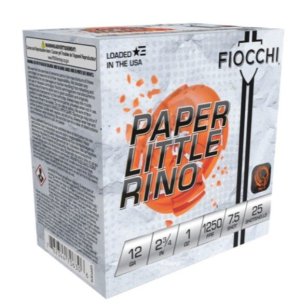 Fiocchi 12FPTX75 12GA 2.75 In 1oz #7.5 25/Box Paper Shells