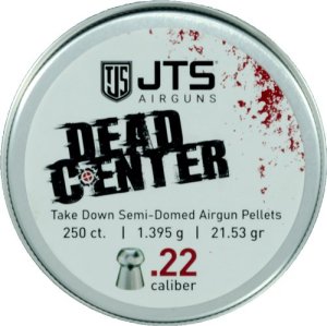 JTS Pellets Dead Center 22 Semi-Domed 21.53 GR 250Ct JAC120
