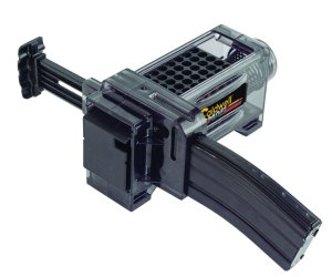 Caldwell AR-15 Polycarbonate Mag Charger, 50-Round Capacity, Auto-Advance Loading, .223, 5.56, .204 Ammo Support