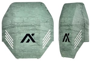 AXIL MXPLTG MX Plate Polymer Over the Head Slate Green 1173
