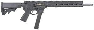 LWRC ICDIR35B16L 9mm 16.1" Barrel 27-Round Black Synthetic Stock