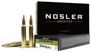 Nosler 40038 E-Tip .300 Winchester Magnum 180gr Lead-Free 20 Rounds