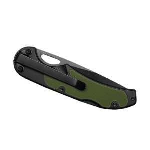 ABKT Elite Mark II Lockback Folding Knife 2-1/2 Drop Point Blade Green