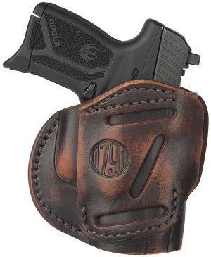 1791 Gunleather 3WH4VTGA 3-Way Leather Holster, Ambidextrous, Size 04