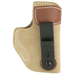 DeSantis 106NAI4Z0 Sof-Tuck IWB Holster Brown Suede Right Hand Clip