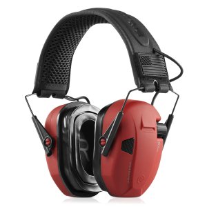 Savior Equipment Apollo Electronic 24dB Hearing Protection Ear Muffs, CARMINE RED - EM-APOLLO-RD