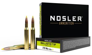 Nosler 40055 Ballistic Tip 270 Win 140 gr Spitzer Bullet 20 Rounds
