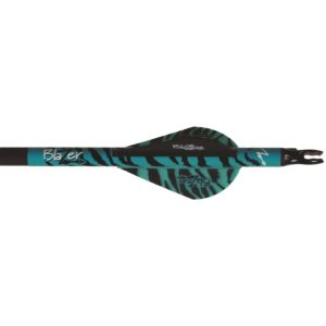 Bohning Blazer Vanes Teal Tiger 100 pk. (Model: 10832TT2)