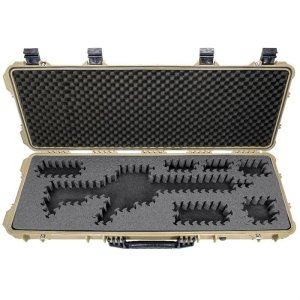 EYLAR SA00008 TAN 44 Inch Hard Rifle Case Ragar Foam