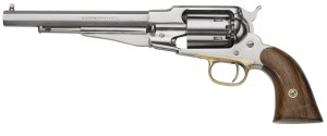 Pietta PF58SS448 1858 Remington Army 44 Cal 8" Stainless Walnut Revolver