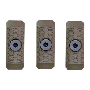 Slate Black SG-1-FDE Slate Grip Mini Panels 1-Slot FDE 3-Pack M-LOK