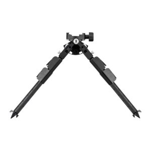 MDT 106345BLK CKYE-POD Double Pull Bipod Black Aluminum Spiked BTC