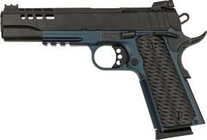 Great Lakes GLFA 1911 9mm Pistol 5" Black Slide Titanium Frame GL1911-9FSS