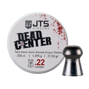JTS Dead Center .22 Pellet 21.53 Grain Semi Domed Tip 250ct