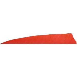 Gateway 400RSSRR-100 Shield Cut Feathers Red 4 In RW 100 Pack