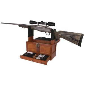 Outers 70084 Universal 25-Piece Wooden Chest Gun Cleaning Kit