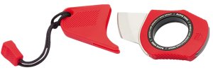 SOG Rapid Rescue Red Aluminum Stonewashed Blade Tool SOG18300143