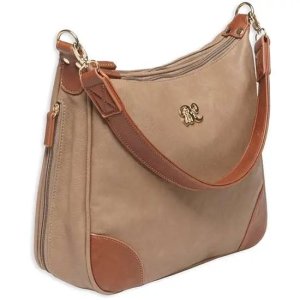 Bulldog BDP-014 Hobo Purse Taupe Leather 13in Ambidextrous Holster