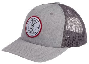 Browning Cap Scout Heather Mesh Back One Size Fits Most Brown Gray